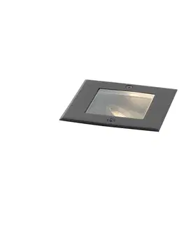 Vonkajšie zápustné svietidlá Inteligentné zemné bodové svietidlo čierne nastaviteľné IP65 vrátane Zigbee GU10 - Oneon