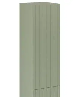 Kúpeľňový nábytok SAPHO - ESPACE STRIP skrinka 35x172x32cm, 2x dvierka, ľavá/pravá, verde ESC230-4444S
