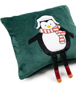 Obliečky 4Home Vianočná obliečka na vankúšik Penguin, 40 x 40 cm