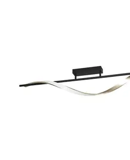 Svietidlá Eglo 902134-LED Stropné svietidlo CONAPRATO LED/20W/230V 2700/4000/6500K čierna/zlatá 902134