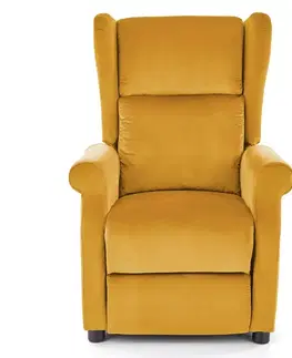 Moderné kreslá Kreslo Agustin 2 horčicová