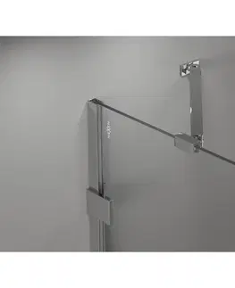 Sprchové dvere MEXEN/S - Lunar vaňová zástena FIX 70 x 150, transparent, chróm 897-070-000-01-00