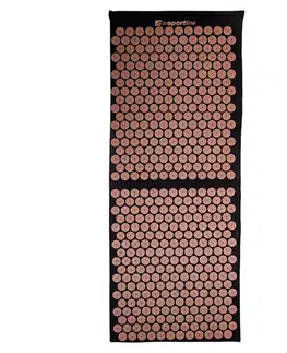 Akupresúrne podložky Akupresúrna podložka inSPORTline AKU-1000 125 x 50 cm čierna-mocha mousse