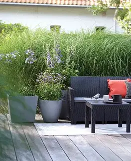 Záhradný nábytok KETER Záhradný set CLARA 5 corner small table | grafit