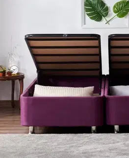 Postele Rám manželskej postele Purple Double - 140x190
