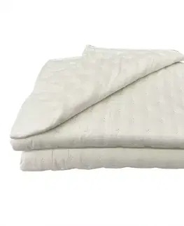 Prehozy na posteľ Prikrývka na posteľ Alma 220x250 béžová Merkury Home
