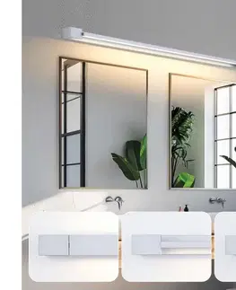 Svietidlá BRILAGI-LED Kúpeľňové osvetlené zrkadlo AQUA LINE LED/36W/230V 120 cm IP44 matný chróm BRI347