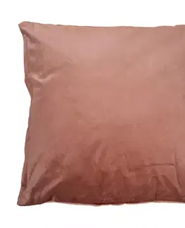Dekoračné obliečky Obliečka Plain Velvet 40x40cm hnedá