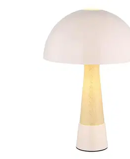 Lampy Globo 51570121 - Stolná lampa PAULIN 1xE27ILLU/40W/230V béžová 51570121