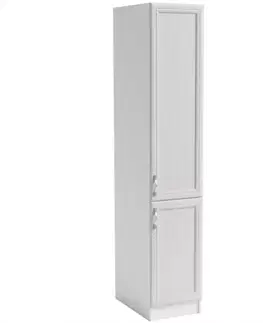Kuchynské skrinky stojace Skrinka do kuchyne Sycylia D40sp P biela/dub lancelot