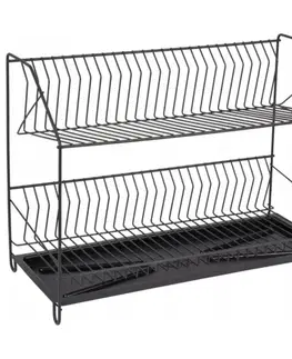 Dekorácie a bytové doplnky Odkvapkávač 2 čierny 50 cm