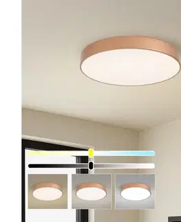 Svietidlá BRILAGI - stmievateľné stropné svietidlo POOL LED, 60 W, 230 V, priemer 50 cm, bronzové, s diaľkovým ovládaním BRI1029