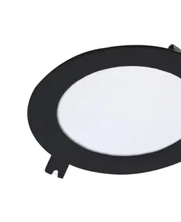 Svietidlá Rabalux 71241 - LED Podhľadové svietidlo SHAUN LED/6W/230V pr. 12 cm čierna 71241