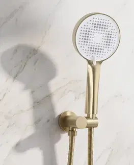 Sprchy a sprchové panely REA - Podomietková sprchová sada Grace Brush Gold + BOX REA-P4405