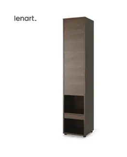 Šatníkové skrine Dig-net nábytok Skrinka Lenart BED CONCEPT BC-07 | dub dunin