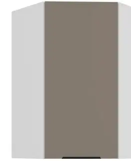 Kuchynské skrinky visiace Kuchynská skrinka Aria-TA/WH anti fingerprint 60X60 GN-90 1F (45°)