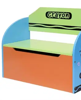 Komody do detskej izby Truhlica na hračky Pastelky