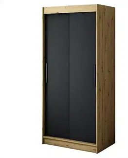 Šatníkové skrine Skriňa Halifax T 100