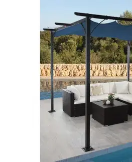 Záhradné pergoly Pergola se stahovací střechou 3x3 m Dekorhome