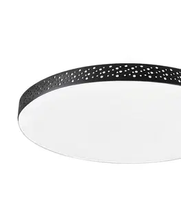 Svietidlá  LED Kúpeľňové stropné svietidlo MOON LED/18W/230V čierna IP44 321947