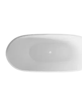 Vane INVENA - Voľne stojaca vaňa 150 cm Astri so sifónom AN-03-150-F