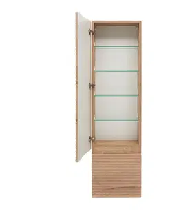 Kúpeľňový nábytok Kúpeľňová skrinka vysoká Naturel Savona 40,2x157x21,7 cm dub halifax SAVONAV40DH SAVONAV40DH
