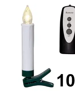 Vianočné dekorácie Eglo 410003 -SADA 10x LED Osvetlenie na vianočný stromček 1xLED/0,06W/1xAA IP44 +DO 410003