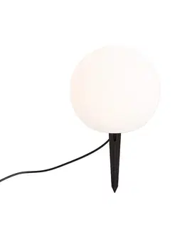 Vonkajšie svietidlá Moderná vonkajšia lampa 12V biela 20 cm vrátane LED IP65 - Voltaire Luno