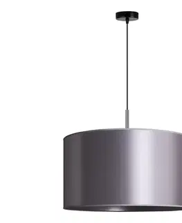 Svietidlá  - Luster na lanku CANNES 1xE27/15W/230V pr. 45 cm strieborná 602495