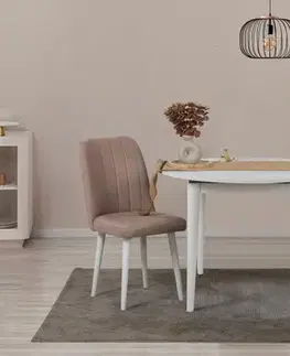 Jedálenské sety Jedálenský set s rozkladacím stolom a stoličkami (3 kusy) Vina 0900 - White, Stone