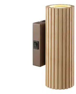 Svietidlá Brilliant - Nástenné svietidlo LAKEWOOD 2xGU10/10W/230V hnedé 81420/20