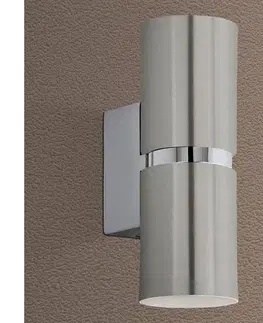 Svietidlá Eglo 96261 - LED Nástenné svietidlo PASSA 2xGU10/3.3W/230V guľaté 96261