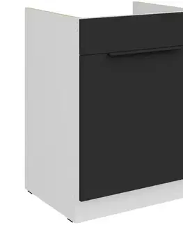 Kuchynské skrinky stojace Kuchynská skrinka Aria-Bl/Wh Anti Fingerprint 60zl 1s Bb