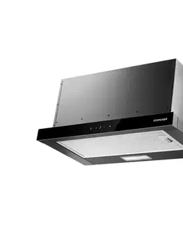 Predlžovacie káble Concept OPV3860bc - Výsuvný digestor 60 cm čierny opv3860bc