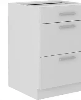 Kuchynské skrinky stojace Skrinka do kuchyne Eko White 60D 3S BB