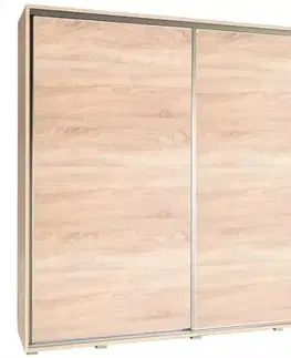 Šatníkové skrine Skriňa Penelopa sonoma 205 cm