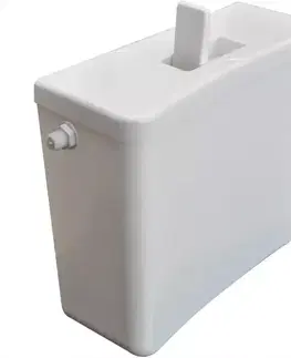 Sanitárna keramika Nízkopoložená splachovacia nádržka M-99 s tlačidlom 04055
