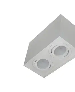 Svietidlá  Bodové svietidlo SIROCO 2xGU10/30W/230V biela SKU012670