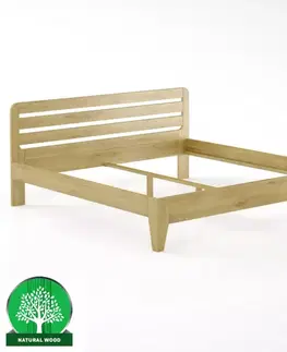 Drevené postele Posteľ buková LK189–180x200 rustikal