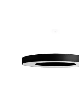 Svietidlá  SL.0798 - Luster na lanku SATURNO SLIM 8xE27/60W/230V pr. 90 cm čierna SL.0798