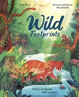Leporelá, krabičky, puzzle knihy Wild Footprints - Judy Wise