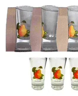 Poháre MAKRO - Sada pohárov 6ks hruška