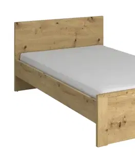 Postele KONDELA Airon 120 posteľový rám dub artisan