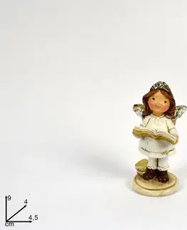 Sošky, figurky - anjeli MAKRO - Anjel 9cm rôzne druhy