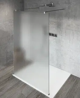 Sprchové dvere GELCO - VARIO CHROME jednodielna sprchová zástena do priestoru, matné sklo, 1200  GX1412GX2210