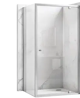Sprchovacie kúty REA/S - Sprchovací kút Primo Swing 90x80 Chrome KPL-K5156