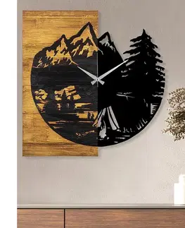 Predlžovacie káble  Nástenné hodiny 56x58 cm 1xAA drevo/kov 539TNL1119