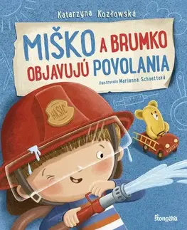 Leporelá, krabičky, puzzle knihy Miško a Brumko objavujú povolania - Katarzyna Kozlowska,Marianna Schoett,Katarína Gruszczyk