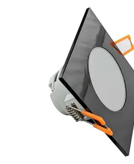 Svietidlá Greenlux LED kúpeľňové zapustené svietidlo BONO LED/5W/230V 3000K IP65 čierne 