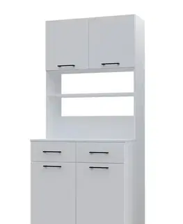 Kuchynské skrinky CAPSULE kuchynská skrinka NO2, biela nymphea alba